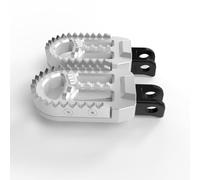 Pedane anteriori for motociclette, poggiapiedi, pedali/adatti for Honda CB500X NC700S/D/SA/S/X/XA/XD NC750X/S/D XL125V/XL1000V Varadero(Tyle 2 Silver)