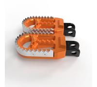 Pedane anteriori for motociclette, poggiapiedi, pedali/adatti for Honda CB500X NC700S/D/SA/S/X/XA/XD NC750X/S/D XL125V/XL1000V Varadero(Tyle 2 Orange)