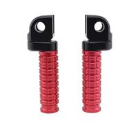 Pedane Anteriori Motocicletta Knight Per Honda Per Rebel 1100 CMX1100 CM1100 DCT MT 2021-2024 Pedali Sostituzione(C-Red)