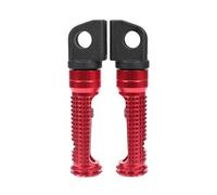 Pedane Anteriori Poggiapiedi Adattatore Per KAWASAKI Per Z1000 Per Z1000SX Per NINJA Per ZX10R Per ZX6R Z H2 Moto Rider Resto Piede Pedali Pedane Moto(Rosso)