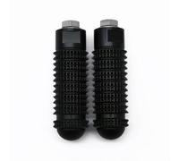 Pedane Arretrate 8 Mm Per Moto Zigrinate Per YZF R25 R3 MT-25 2015-2021 2022 E 2023 Poggiapiedi(New Black)