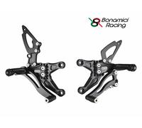PEDANE ARRETRATE BONAMICI RACING REGOLABILI PER KAWASAKI ZX-6 R 2007-2008