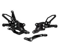 PEDANE ARRETRATE BONAMICI RACING REGOLABILI PER YAMAHA YZF R7 2021-2024