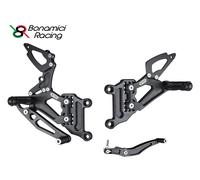 PEDANE ARRETRATE BONAMICI RACING REGOLABILI RACE PER YAMAHA YZF R1 2004-2006