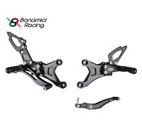 PEDANE ARRETRATE BONAMICI RACING REGOLABILI RACE PER YAMAHA YZF R1 2007-2008