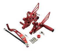 Pedane Arretrate Regolabili Antiscivolo In Alluminio CNC Per Motocicletta Modelli Per YZF R6 R6S 2006-2023 Inclusi Pedaline Moto Cavalletto(4)