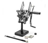 Pedane Arretrate Regolabili Antiscivolo In Alluminio CNC Per Motocicletta Modelli Per YZF R6 R6S 2006-2023 Inclusi Pedaline Moto Cavalletto(8)