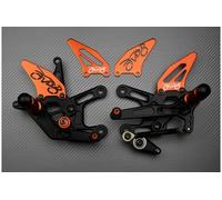 Pedane Arretrate Regolabili Arancione SUZUKI HAYABUSA 1300 GSX-R WVA1 1999-2007