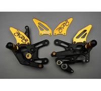Pedane Arretrate Regolabili AVDB Oro SUZUKI HAYABUSA 1300 GSX-R WVA1 1999-2007