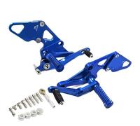Pedane Arretrate Regolabili Per Moto, Pedane Arretrate, Per MT-07 2013-2018, Per FZ-07 2015-2018 Poggia Pedali pedane motociclo(Blue)