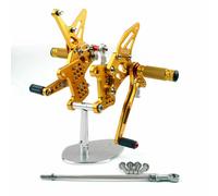 Pedane arretrate Standard rovesciato per Speed Triple 1050 05-10 Oro P S1 S1