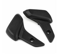 Pedane Copripedali passeggero posteriore in plastica, adatti per Vespa Sprint Primavera 150, coppia di accessori, colore nero.(Matte black)