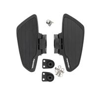 Pedane da corsa per passeggero "Smooth" nero per Yamaha XVS 950 A Midnight Star