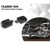 Pedane Delux Nero Genuine Royal Enfield Classic 650