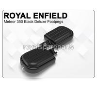 Pedane Deluxe Anteriori Nere Per Royal Enfield Meteor 350