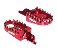 Pedane di Alluminio CNC per Trial RFX Pro (Rosso) Universal-Gas