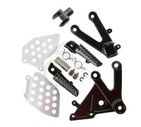 Pedane e poggiapiedi anteriori neri per Honda CBR 600RR 600 RR 2003-2006