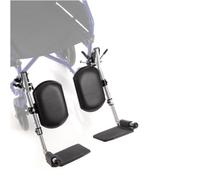 Pedane Elevabili Cromate per Sedia a Rotelle - Accessori Carrozzina Moretti