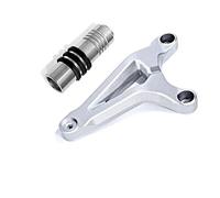 Pedane Gruppo pedali anteriore e posteriore con staffa di collegamento e tubo per accessori originali per scooter SOCO TC/TS Poggiapiedi(Right add foot tube)