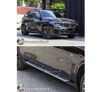PEDANE KIT COPPIA LATERALI SOTTOPORTA IN ALLUMINIO I° Qualita' BMW X5 G05 2019