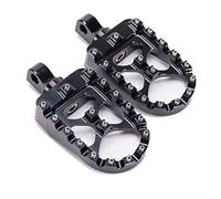 Pedane larghe CNC a 360° Roating MX Chopper Bobber Style per Harley Dyna Sportster Fatboy Iron 883, nero