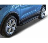 Pedane Laterale Sottoporta Alluminio Per Nissan Qashqai 2013-2021 Basic Black