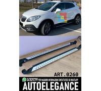 PEDANE LATERALI ADATTE A OPEL MOKKA / MOKKA X 2012+ SOTTO PORTA ANTISCIVOLO.,.