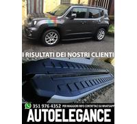 PEDANE LATERALI ADATTE PER JEEP RENEGADE DESIGN SPORTIV LOOK NERO