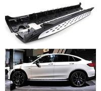 Pedane laterali adatte per Mercedes Benz GLC Coupe C253 2016-2021 pedane laterali Nerf Bar (argento)