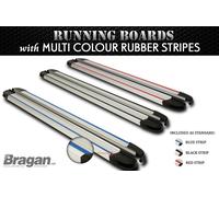 Pedane Laterali Bragan™ Argento/Nero Per Mercedes-Benz X-Class 2017+ 4x4