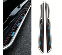 Pedane laterali compatibili con Ford Ranger 2023-2026, 2 barre Nerf antiscivolo e resistenti, pedaliera in acciaio inox (XL)