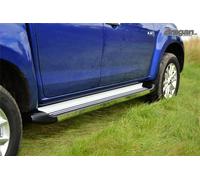 Pedane Laterali Corsa In Alluminio Tipo B Per Isuzu D-Max Double Cab 2012-2016