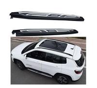 Pedane laterali in alluminio, adatte per Jeep Compass 2017-2025, pedane laterali nerf, colore nero