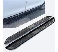Pedane laterali in alluminio per RANGE ROVER VELAR 2018-2026, colore nero, con staffe, confezione da 2 pezzi