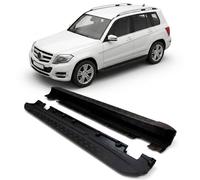 Pedane Laterali Laterali Nere In Alluminio Per Mercedes GLK X204 2008-2015