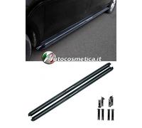 Pedane laterali nere modello short per VW Transporter Mk6 T6 Caravelle 2015+