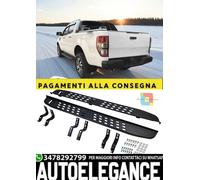 Pedane Laterali Nere per Ford Ranger T6 / T7 / T8 (20122023)