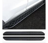 Pedane laterali nerf in alluminio, 2 pezzi, adatte per Fiat Freemont 2012-2019, colore nero (con staffe)