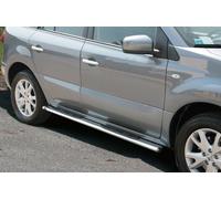 Pedane laterali ovali in acciaio inox lucido Renault Koleos dal 2008