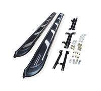 Pedane Laterali Per Audi Q7 2015+ 4x4 Bragan Set 2 Nero/Argento Con Tubolari