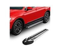 Pedane laterali per Jeep Compass 2017-24, colore: nero