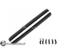 PEDANE LATERALI SOTTOPORTA MINIGONNE ALLUMINIO ABS PER FORD RANGER T6 2011-2020'