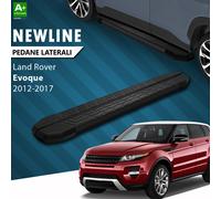 PEDANE LATERALI STEPS MINIGONNE SOTTOPORTA NERE PER RANGE ROVER EVOQUE 2011-2019