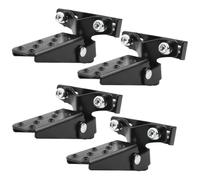 Pedane Moto 1/2/3Pair Moto Pedane In Metallo Pedali Pieghevole Nero Moto Passeggero Spina Del Piede Pedale Posteriore Poggiapiedi Universale Parti Della Bici