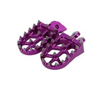 Pedane Moto 1 Paio Per Pedane Per Moto SURRON Hyper Bee Con Accessori Per Moto In Alluminio 6061 A Molla E Denti Pedane Poggia Piedi(Purple)
