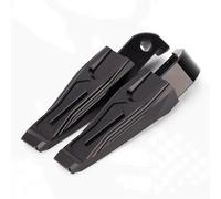 Pedane Moto 2 Pz Per MT 07 09 Moto Passeggero Posteriore Pedane Pedali Poggiapiedi Scooter Pedana In Alluminio Per MT07 Per MT09 2013-2022 Pedane(Nero)