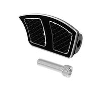 pedane Moto CNC Shifter Toe Shift Peg Pedal Nero/Chrome Poggiapiedi Per Touring Per Dyna Per Softail Per Sportster XL Per Road King Per Glide