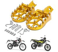 Pedane Moto in Alluminio CNC Larghe per Vent 50 DERAPAGE 50 RR Baja 50, Oro