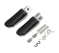 Pedane Moto Pedali Compatibile Con Suzuki Per GSX1300R Per GSX1300 Per Hayabusa 1999-2012 Pedane Anteriori Per Motociclette Parti Di Aggiornamento Accessori(Silver)