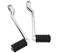 Pedane Moto Pedali Per Harley 1986-2017 FL Per Softail 1988-2025 Per Strada Per Glide Per 2 Pz Moto Gear Tacco Punta Leve Del Cambio(Style D)